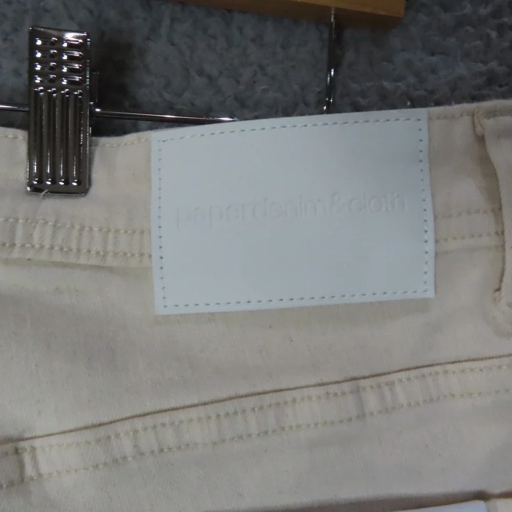 Paper Denim & Cloth Mens 30x30 Vintage Taper Jeans Ivory Straight NEW‎ READ